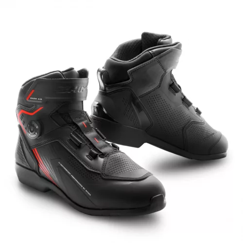 SHIMA ENZO MEN AIR Férfi motoros cipő | Black/Red