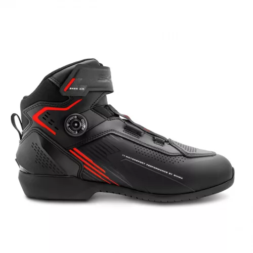 SHIMA ENZO MEN AIR Férfi motoros cipő | Black/Red