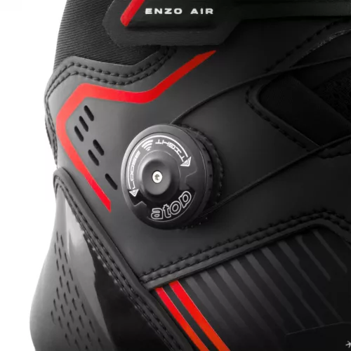 SHIMA ENZO MEN AIR Férfi motoros cipő | Black/Red