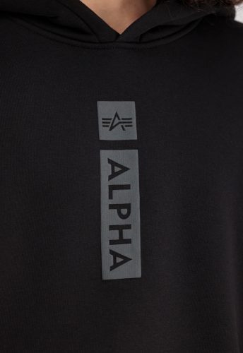 ALPHA INDUSTRIES Alpha PP Hoody Férfi kapucnis pulóver | black