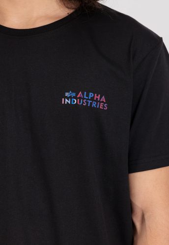 ALPHA INDUSTRIES Holographic SL T Férfi póló | black