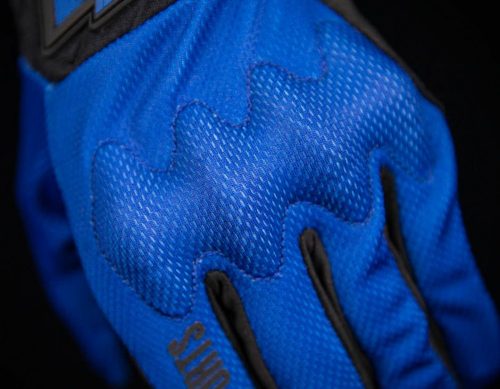 Icon motoros kesztyű ANTHEM 2 - BLUE