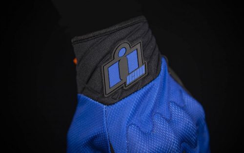 Icon motoros kesztyű ANTHEM 2 - BLUE