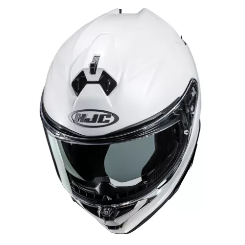 HJC F72 bukósisak SOLID PEARL WHITE