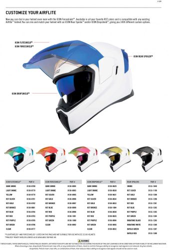 Icon AIRFLITE™ hátsó légterelők