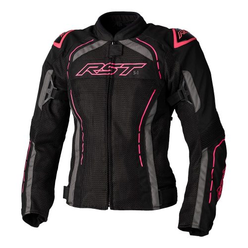 RST S1 MESH CE Női motoros textil kabát | Neon Pink