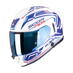 Scorpion Exo-530 AIR Slope bukósisak | fehér/kék/piros