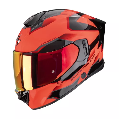 Scorpion Exo-530 AIR Clip bukósisak | piros/fekete