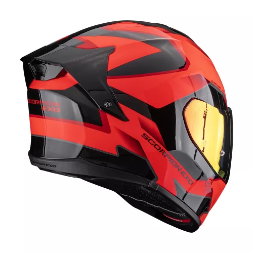 Scorpion Exo-530 AIR Clip bukósisak | piros/fekete