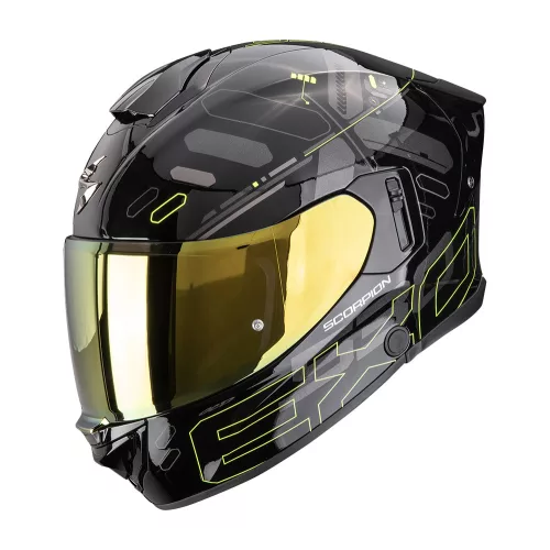 Scorpion Exo-530 AIR Fond bukósisak | fekete/neon sárga