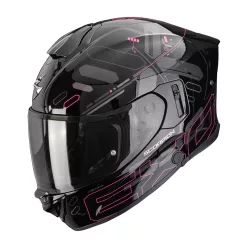 Scorpion Exo-530 AIR Fond bukósisak | fekete/rózsaszín