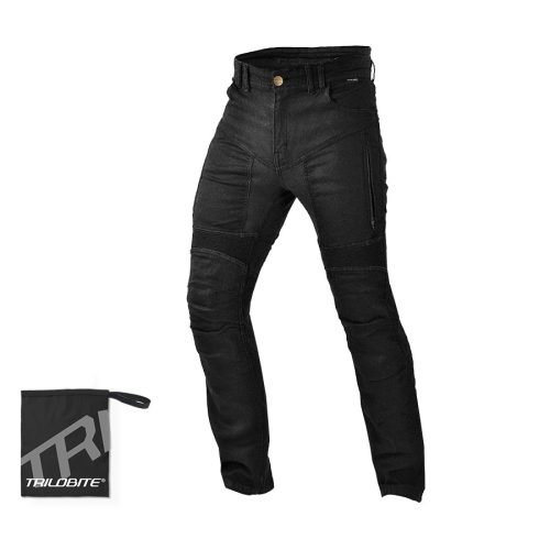 Trilobite 661 Parado férfi motoros farmer fekete SLIM fit - CE AA