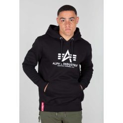   ALPHA INDUSTRIES Basic Hoody Férfi kapucnis pulóver | fekete