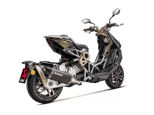 AKRAPOVIC KIPUFOGÓ SS/CF BLK ITAL