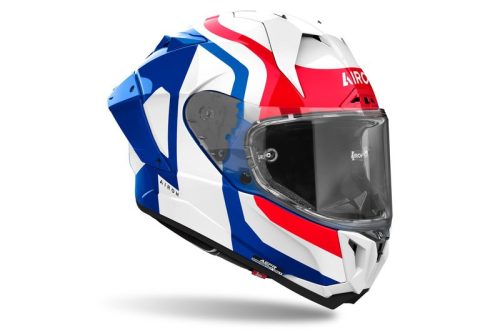 Airoh GP 800 Competition Carbon bukósisak | Blue-Red-White gloss