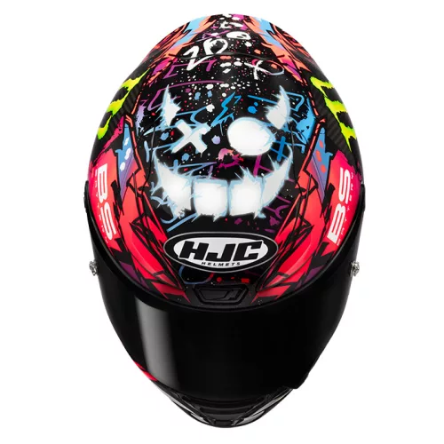 HJC bukósisak RPHA 1 V2 CARBON - FUNKY DIABLO MC8