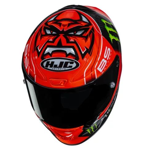 HJC bukósisak RPHA 1 V2 CARBON - QUARTARARO REPLICA MC1