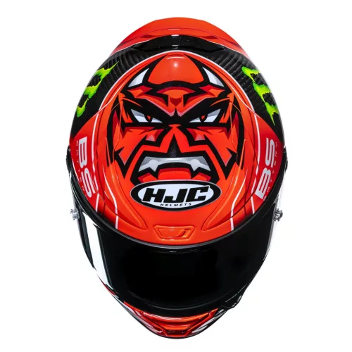 HJC bukósisak RPHA 1 V2 CARBON - QUARTARARO REPLICA MC1