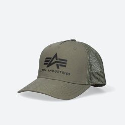 ALPHA INDUSTRIES Basic Trucker sapka | sötétzöld