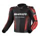 SHIMA STR 2.0 motoros bőrkabát | Black / Red