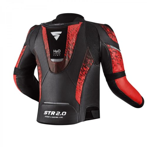 SHIMA STR 2.0 motoros bőrkabát | Black / Red
