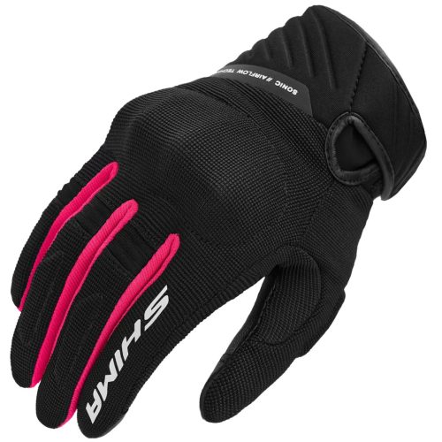 SHIMA SONIC Női motoros kesztyű | Black/Pink