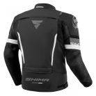 SHIMA SOLID 2.0 Férfi motoros textil kabát | Black/white