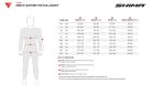 SHIMA SOLID 2.0 Férfi motoros textil kabát | Black/white