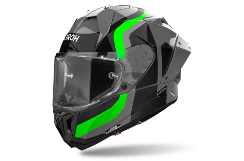 Airoh GP 800 Competition Carbon bukósisak | Fluo Green gloss