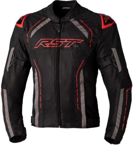 RST S1 MESH hálós férfi textilkabát | Black/Red