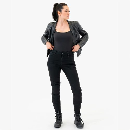 SHIMA FLEXX LADY Női motoros farmer | Black