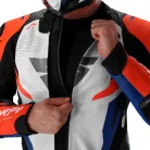 SHIMA MISSION ST MEN G2 motoros bőrkabát | Blue/White/Red