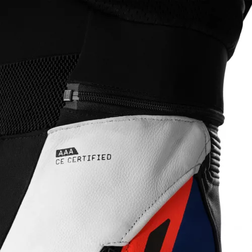 SHIMA MISSION ST MEN G2 motoros bőrkabát | Blue/White/Red