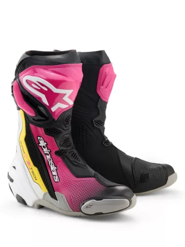 ALPINESTARS SUPERTECH R 21 MOTOROS CSIZMA | Black Magenta White Yellow