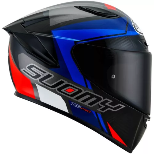 SUOMY TX PRO Glam bukósisak | Carbon/blue/white/red 