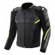 SHIMA BANDIT 2.0 motoros bőrdzseki | Black/fluo