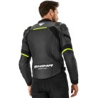 SHIMA BANDIT 2.0 motoros bőrdzseki | Black/fluo