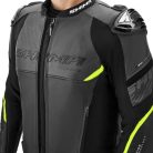 SHIMA BANDIT 2.0 motoros bőrdzseki | Black/fluo