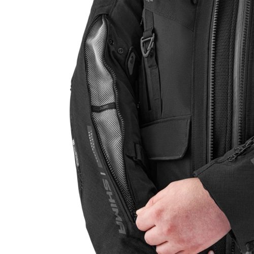 Shima TRACKER Férfi textil kabát | Fekete