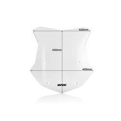 WRS szélvédő plexi  SPORT R1250GS víztiszta 