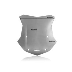 WRS szélvédő plexi  SPORT R1250GS DK füst színű 