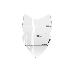 WRS szélvédő plexi  INTER MULTISTR víztiszta 