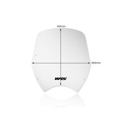 WRS szélvédő plexi  SPORT TRANSALP 700