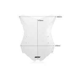 WRS szélvédő plexi  TOUR TRK 502/X víztiszta