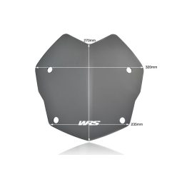 WRS szélvédő plexi  RALLYE R1250GS D füst színű