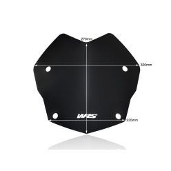 WRS szélvédő plexi  RALLYE R1250GS MBLK