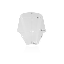 WRS szélvédő plexi  STNDRD FORZA300 víztiszta 