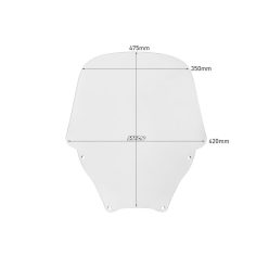 WRS szélvédő plexi  STNDRD HON FORZA 350 víztiszta