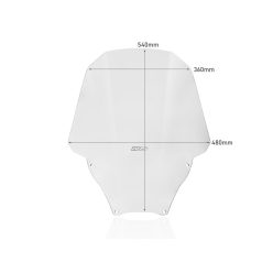 WRS szélvédő plexi  TOUR HON FORZA 350 víztiszta