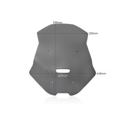 WRS szélvédő plexi  SPORT HON ADV350 D füst színű 